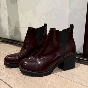 Dirty Laundry Burgundy Heeled Boots